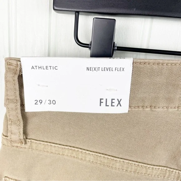 NEW American Eagle Men's Next Level Flex Athletic Tan Khaki Jeans Size 29 x 30 - Picture 9 of 10
